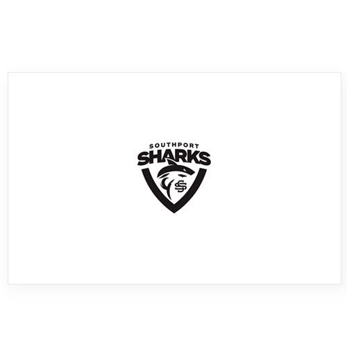 Southport Sharks Single Logo with Fax