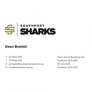 Southport Sharks - Dean Bowtell Thumbnail