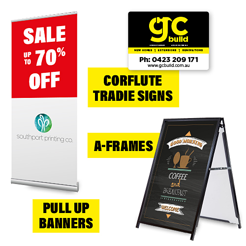 pull up banners southport